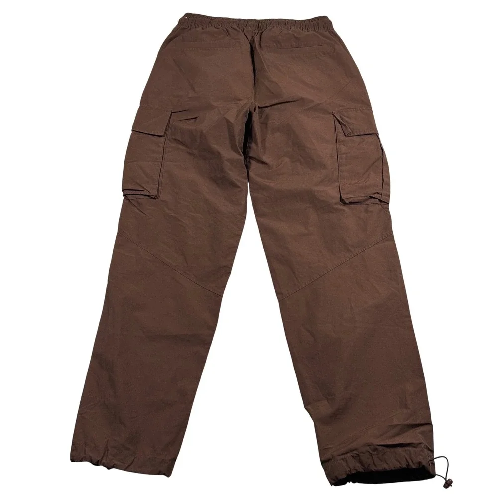 Air Jordan Heritage Cargo Pants Men's Large Brown Ripstop Bungee Hem Utility